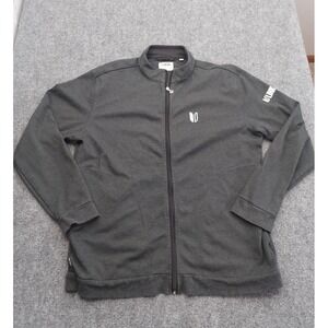 Linksoul Jacket Men Extra Large Gray Full Zip Golf Outdoor Performance Mock Neck